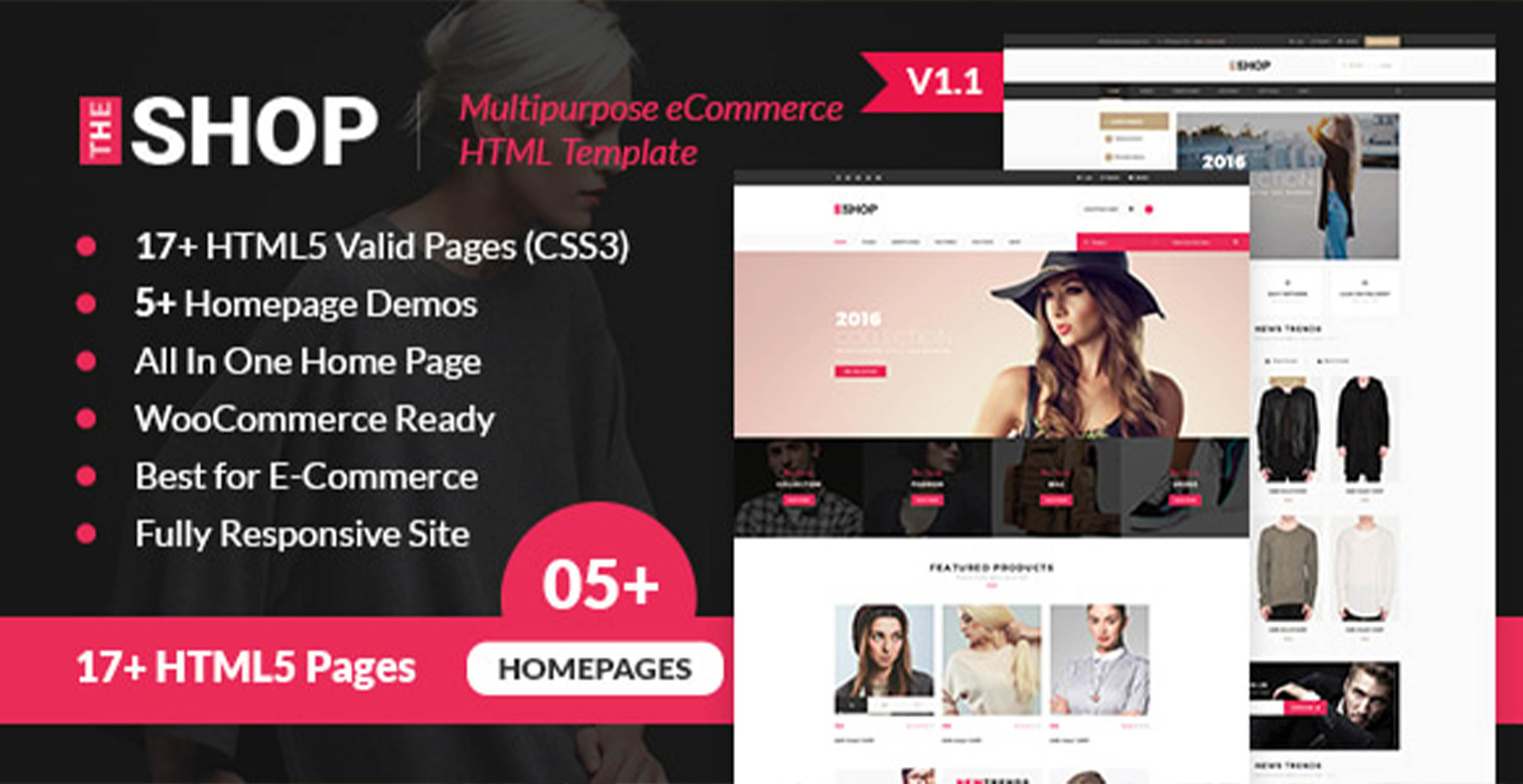 The shop | Modèle HTML de commerce électronique polyvalent