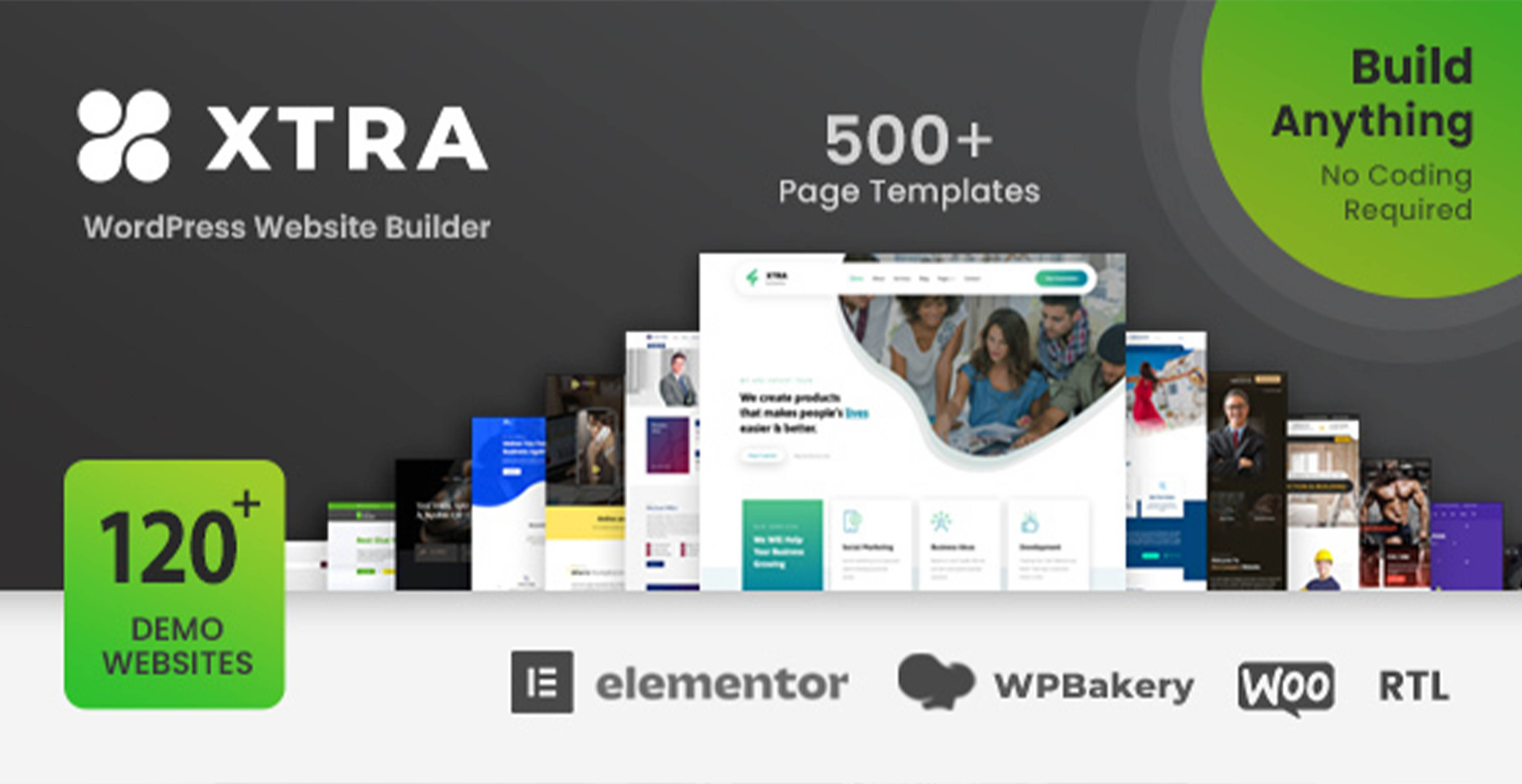 Xtra - Thème WordPress et WooCommerce polyvalent  RTL