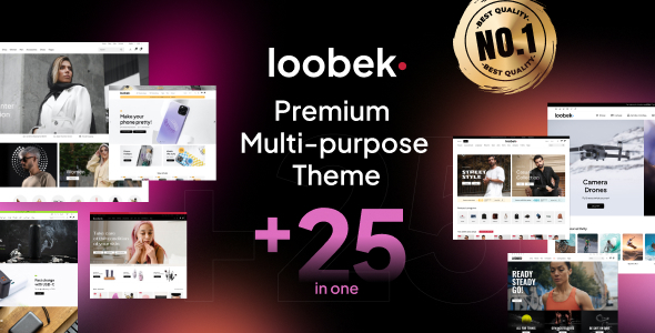 Loobek Thème multifonction WooCommerce Elementor