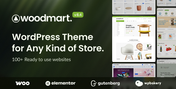 WoodMart 8.4.1 Thème WooCommerce polyvalent