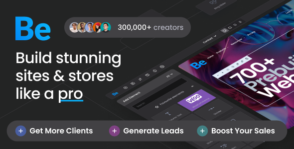  Betheme Thème WordPress et WooCommerce polyvalent et réactif