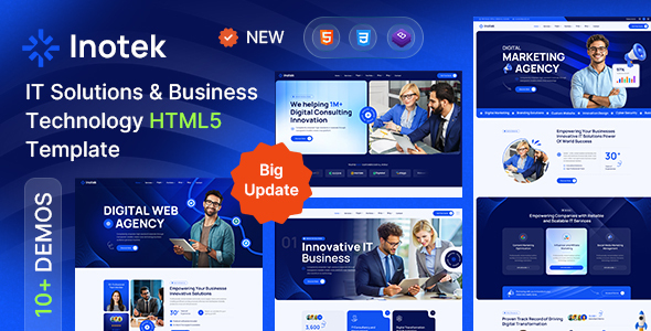 Inotek Thème WordPress pour solutions informatiques