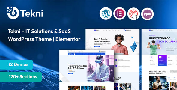 Tekni Thème WordPress Solutions IT et Technologie