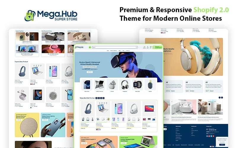 MegaHub – Le thème Shopify pour la boutique électronique et de gadgets